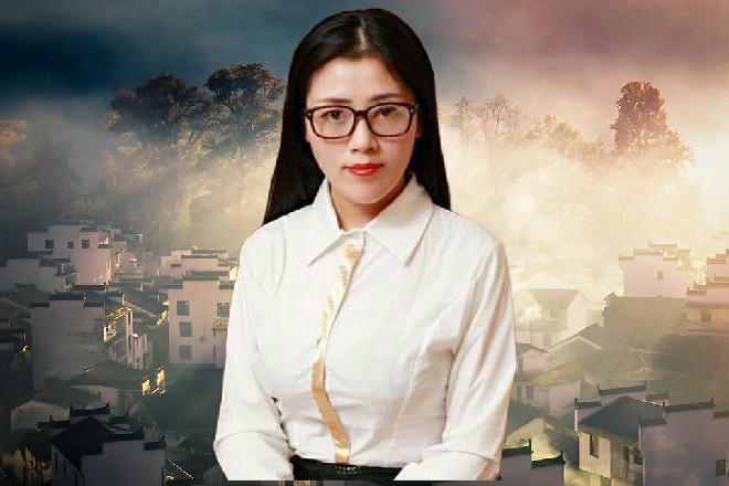 容小薰身体轻轻颤抖了一下，眼睛一眨不眨地望着若依