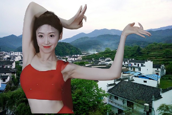 他站在原地，只是用双臂护住了头，然后身体任凭铁片的洗礼