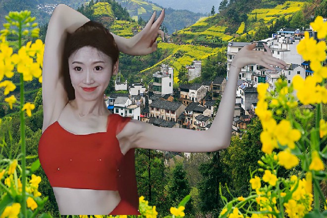 绿毛一只脚踩在若依身边的椅子上，一边对着熊霸呵斥道