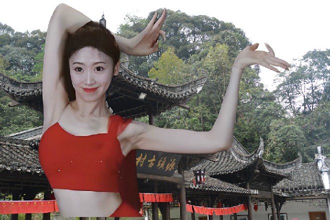 少女歪着头，看着自己面前的这个英勇的战士，没听过呀