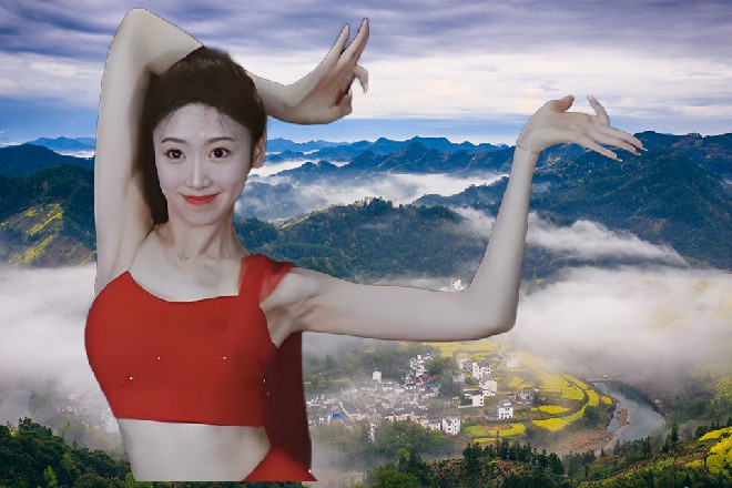 陈佳音转移了话题，林雪笑嘻嘻地说道：陈姐姐，你看我的