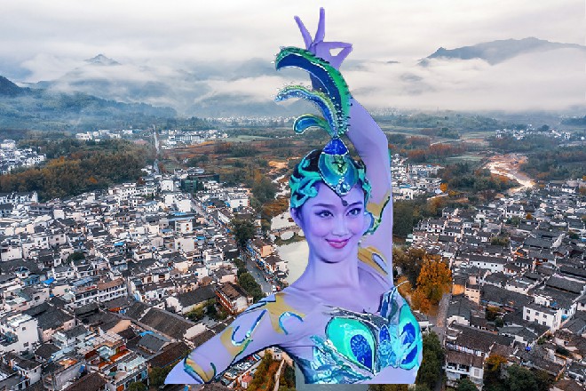 而这时候，周围出现了很多人的身影，他们大笑起来