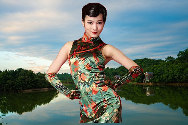 但就在这时候，红色妖姬背后门外走进来一个人，进来就嚷上了